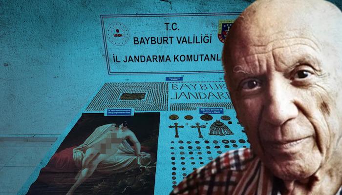 Türkiye’nin en küçük illerinden birinde Pablo Picasso’nun tablosu bulundu! Tam satacakken yakalandılar, bakın neye değer verdiler