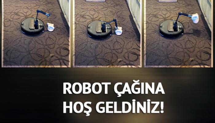 Robot çağına hoş geldiniz! Las Vegas Expo’da tanıtılan çorapları yerden bu şekilde topluyor
