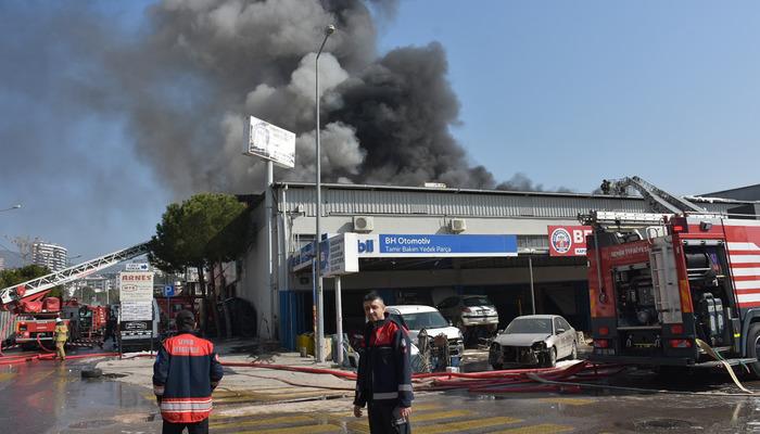 4. endüstriyel alanda ateş! Alevler işyerine atladı
