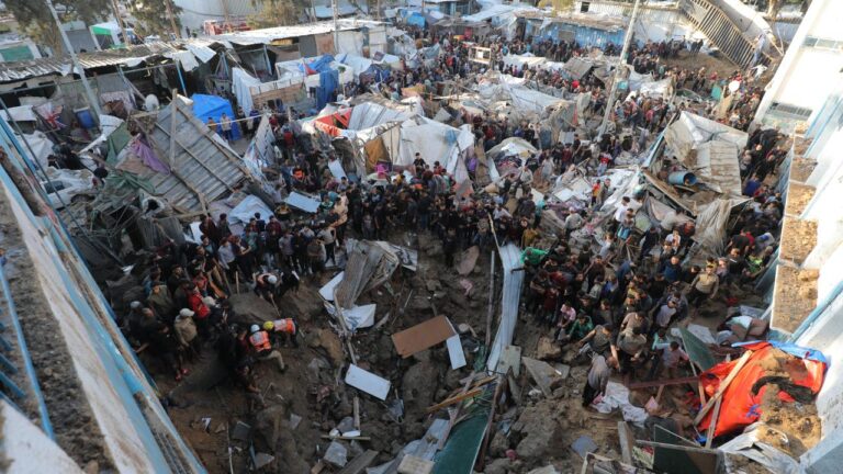 “Gazze'de Gazze'de İsrail'i vuran perdeler yeni bir vahşilik suçu”