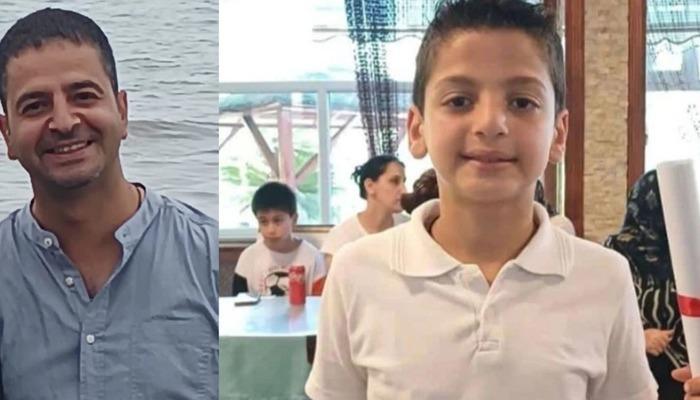 Denizde boğulan baba ve oğul bir gün gömüldü