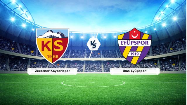 (Özet) Zecorner Kayserispor – ikas Eyüpspor Maçı Özeti ve Tüm Önemli Anları